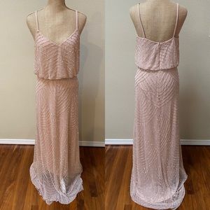 Adrianna Papell beaded cocktail dress